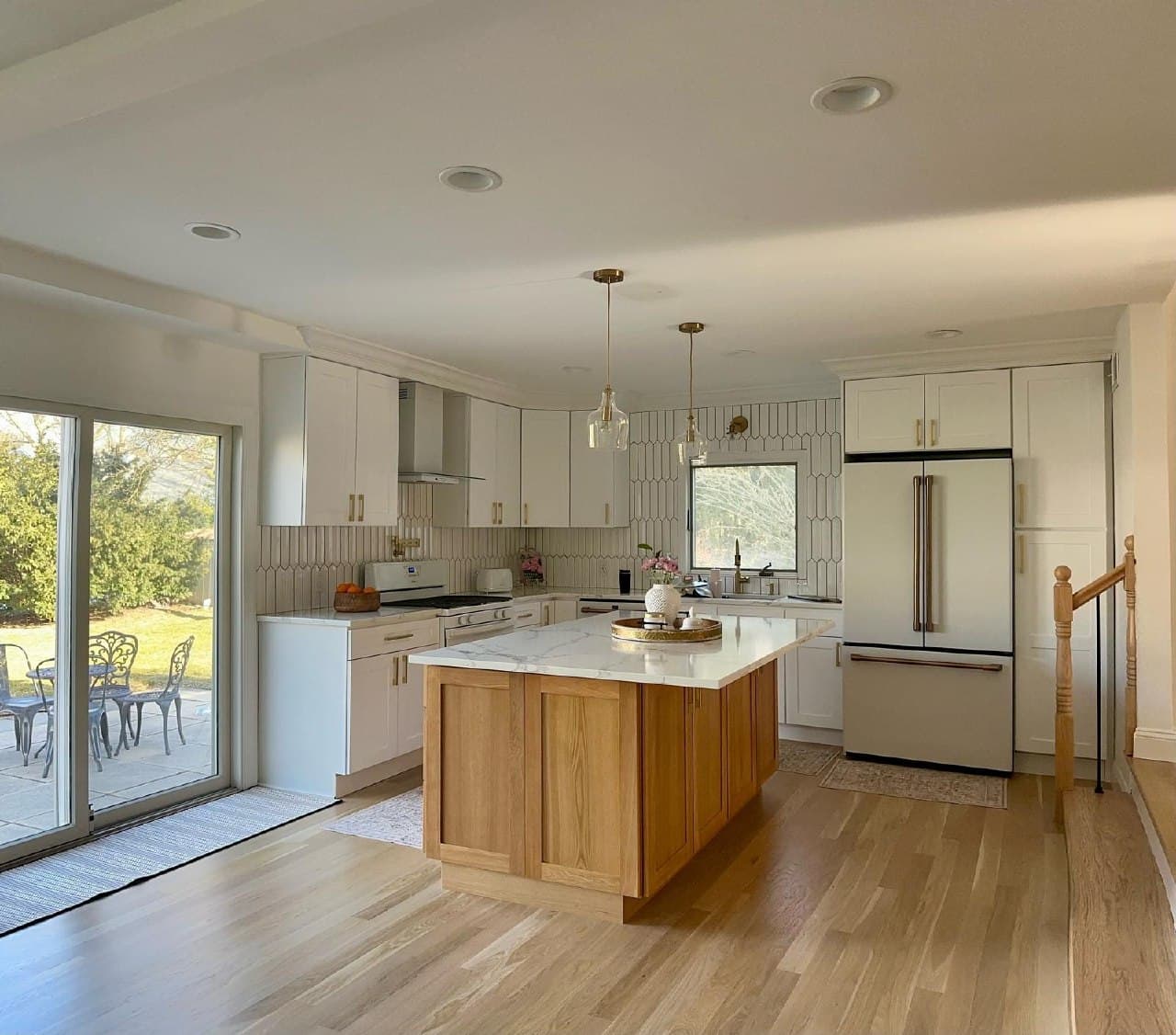 North Arlington Kitchen Design with Custom Cabinetry