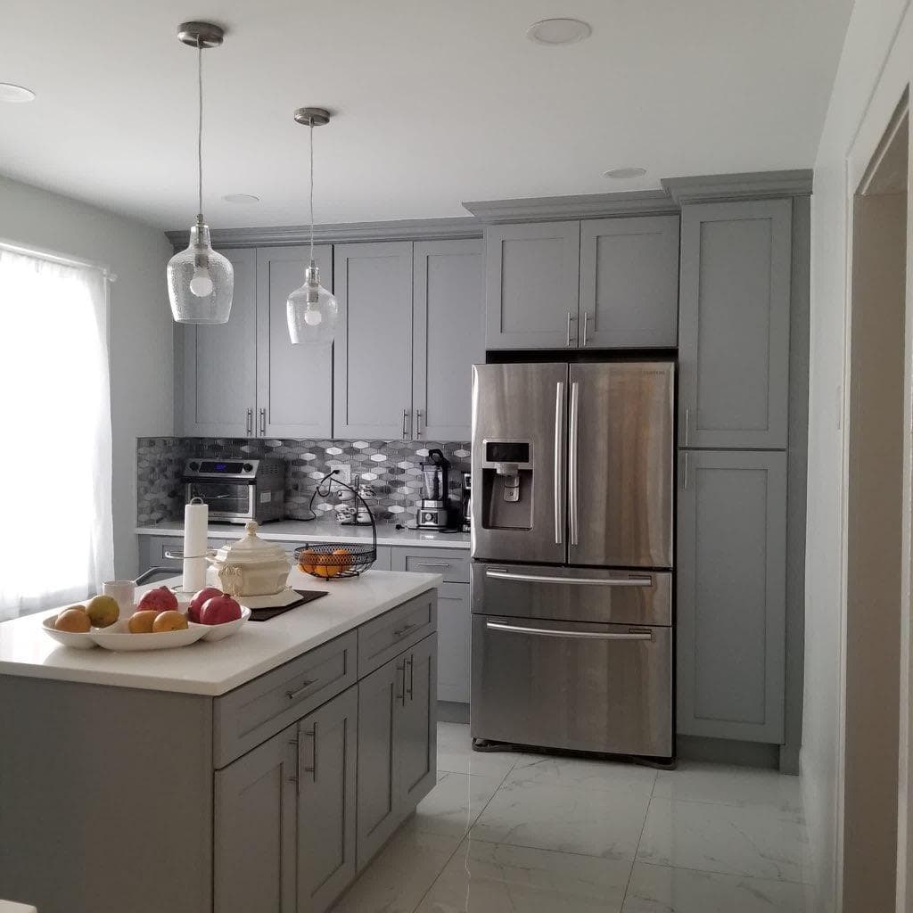 East Rutherford Kitchen Design by MB Millwork